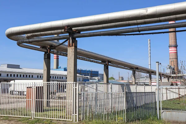 Pipeline Des Kraftwerks — Stockfoto