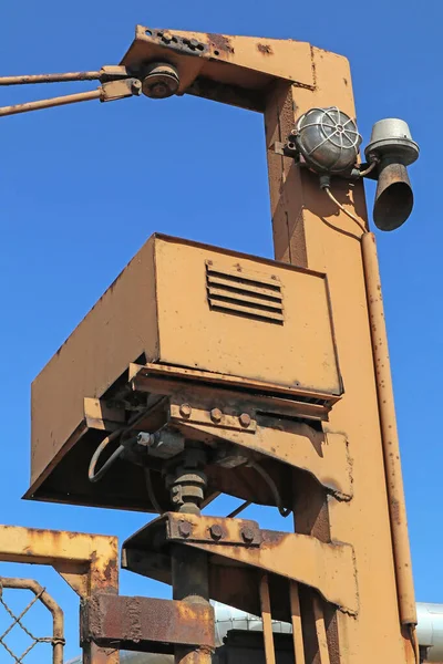 Metal Gate Industrial Area — Stock Photo, Image