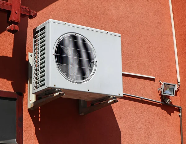 Air Conditioner Wall Building — Stock Photo, Image