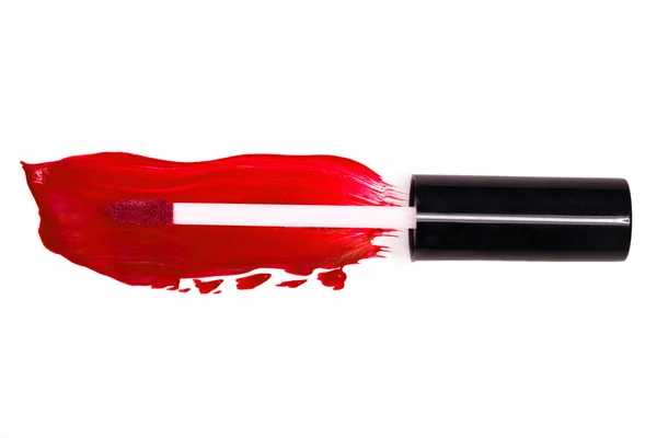 Rossetto liquido isolato su fondo bianco . — Foto Stock