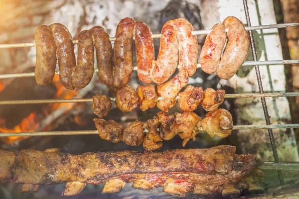 Brezilyalı Barbekü. Churrasco Gaucho. Churrasco Uruguay. Izgara et. et şiş