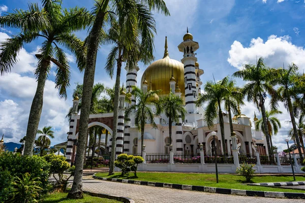 Scénický Pohled Masjida Ubudiáše Kuala Kangsar Pérák — Stock fotografie