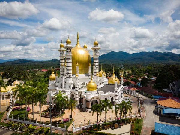 Αεροφωτογραφία Του Masjid Ubudiah Kuala Kangsar Perak — Φωτογραφία Αρχείου