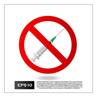 Uyuşturucu vektör simgesi yok