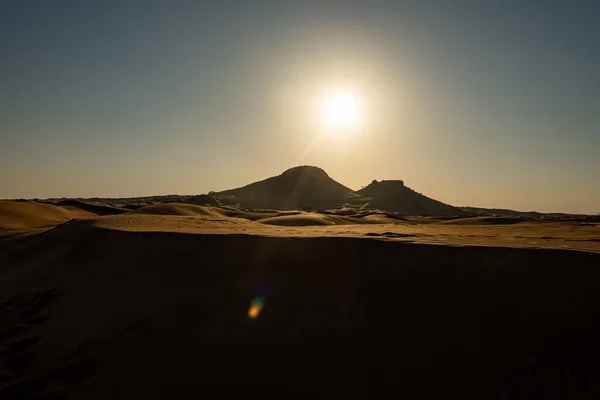 Paisajes Escénicos Desierto Dubai Día Soleado — Foto de Stock
