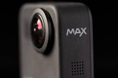 Gopro maksimum siyah karşısında izole