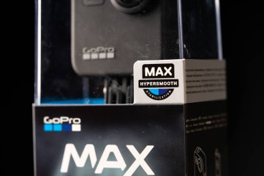 Gopro maksimum siyah karşısında izole