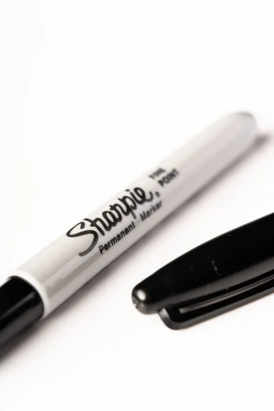 Sharpie Permanent Markör Penna Isolerad — Stockfoto