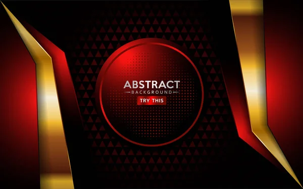 Dunkelroter Hintergrund Mit Abstraktem Stil Und Strukturierter Überlappung Hintergrundvorlagen — Stockvektor
