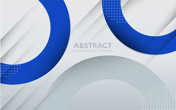 Moderner Blauer Und Grauer Geometrischer Hintergrund Mit Abstraktem Stil Hintergrund — Stockvektor