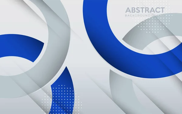 Moderne Blauwe Grijze Geometrische Achtergrond Met Abstracte Stijl Achtergrond Ontwerp — Stockvector