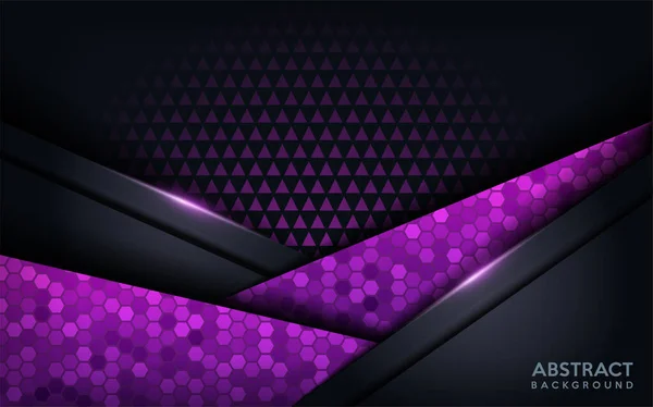 Purple Abstract Modern Futuristic Background Overlap Modern Background — Stockvektor