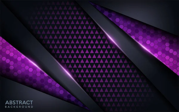 Purple Abstract Modern Futuristic Background Overlap Modern Background — Stockvektor