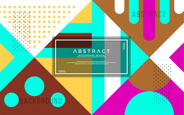 Abstrakter Geometrischer Hintergrund Mit Moderner Form Vektorillustration — Stockvektor