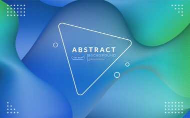 Parlak mavi eğimli arka plan. Soyut arkaplan tasarımı. Vektör grafik çizimleri.