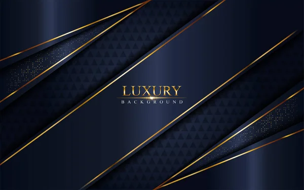 Luxuoso Fundo Azul Marinho Escuro Elegante Fundo Moderno Ilustração Gráfica — Vetor de Stock