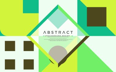 Modern şekilli soyut renkli geometrik arkaplan. Vektör grafik illüstrasyonu