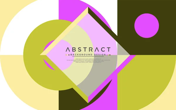 Abstract Colorful Geometric Background Modern Shape Vector Graphic Illustration — Stock Vector