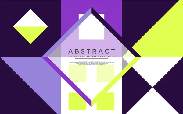 Abstract Colorful Geometric Background Modern Shape Vector Graphic Illustration — Stock Vector