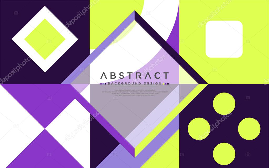 Abstract colorful geometric background with modern shape. Vector graphic illustration