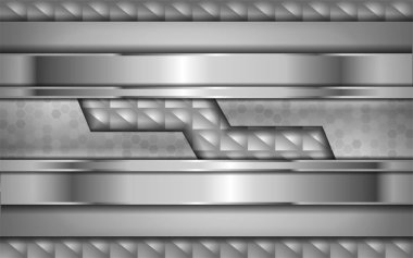 luxurious premium white abstract background with silver lines. Overlap textured layer design. Realistic light effect on textured background. Vector illustration template design.