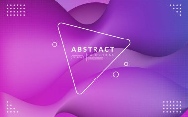 Modern dinamik mor zemin, dokulu örtüşen katman ve soyut çizgilerle. Şablon modern arkaplan tasarımı