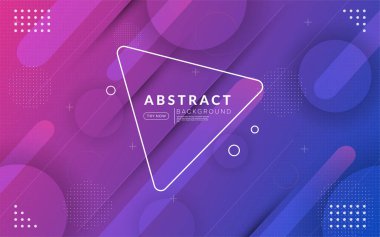 Modern dinamik mor zemin, dokulu örtüşen katman ve soyut çizgilerle. Şablon modern arkaplan tasarımı