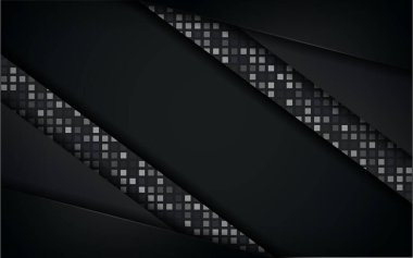 Soyut stili ve üst üste binen modern karanlık teknolojili dijital arka plan. şablon arkaplan tasarımı.