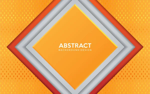 Modern Orange White Background Abstract Textured Overlap Layer Effect Background — 스톡 벡터