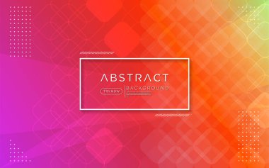 Soyut geometrik kırmızı turuncu arkaplan tasarımı. Modern arkaplan şablonu.