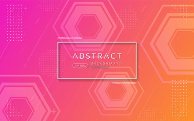 Soyut geometrik kırmızı turuncu arkaplan tasarımı. Modern arkaplan şablonu.