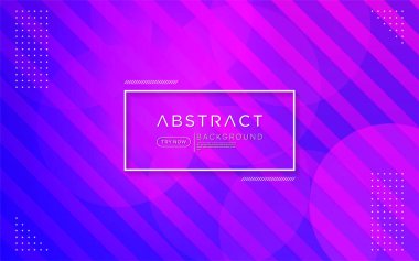 Soyut geometrik mor renkli arkaplan tasarımı. Modern arkaplan şablonu.