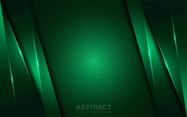 Moderní Futuristický Design Zeleného Pozadí Vektorová Grafika Grafický Prvek Šablony — Stockový vektor