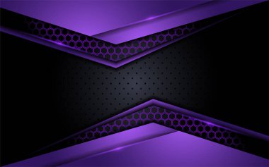 Soyut tarzda modern teknoloji mor arka plan. Geleceksel arkaplan