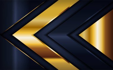 Altın çizgilerle donanma donanması. Zarif modern arka plan. vektör içer