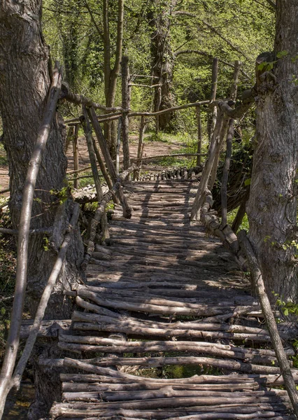 Drewniany Most Dreek — Zdjęcie stockowe