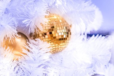 Soyut arkaplanda Noel süslemesi