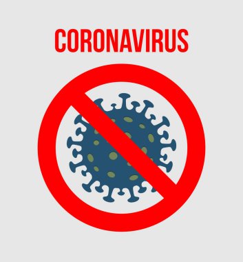 Coronavirus bakterisi. Coronavirus (2019-nCoV) romanı. Virüs Covid 19-NCP. Coronavirus nCoV tek iplikli RNA virüsü olduğunu gösteriyor. Doğrusal taslak biçimi. Vektör illüstrasyonu.