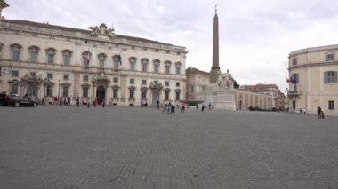 Roma, Quirinale meydanı, Quirinal dikilitaş, İtalya Anayasa Mahkemesi. Roma, İtalya, Mayıs 2017.