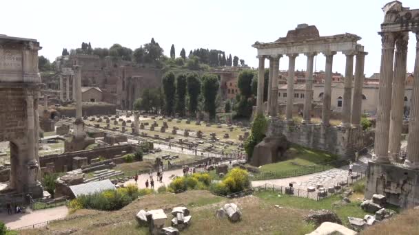 캐피톨 언덕에서 바라보는 Rome Italy May 2019 — 비디오