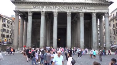 Roma, Pantheon, Piazza della Rotonda. Roma, İtalya, Mayıs 2019.