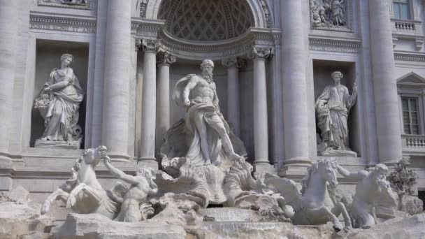 Roma Piazza Trevi Fontana Trevi Roma Itália Maio 2019 — Vídeo de Stock