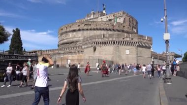 Roma, Castel Sant 'Angelo. Roma, İtalya, Mayıs 2017.