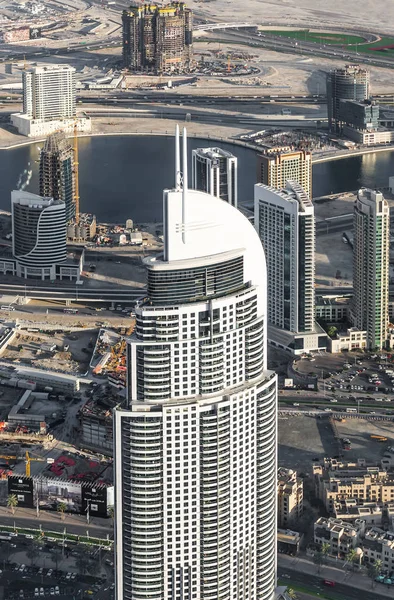 Vista para o Address Downtown Dubai Hotel. Vista superior . — Fotografia de Stock