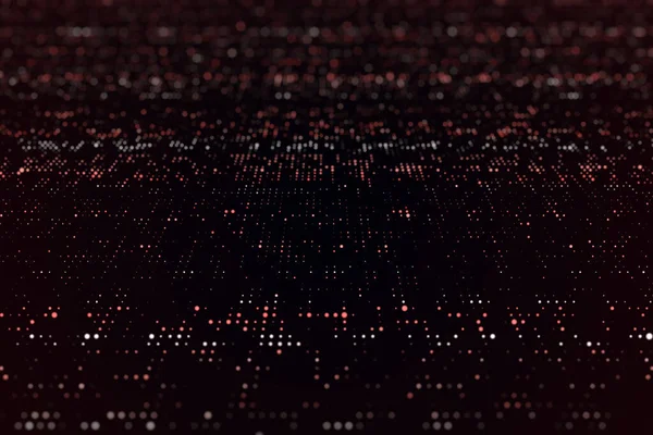 Röda Partiklar Partikelbakgrund — Stockfoto