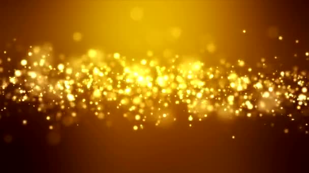 Video animace - vánoční zlaté světlo