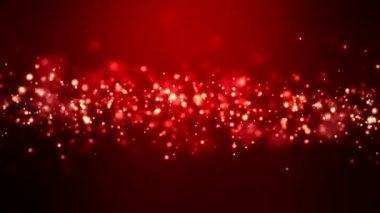 Noel - bokeh arka plan - altın - kırmızı