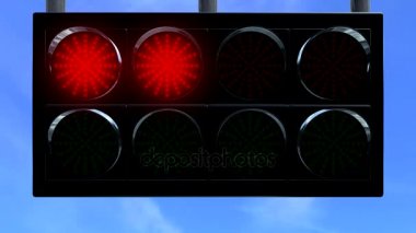 trafik ışıkları için yarış 