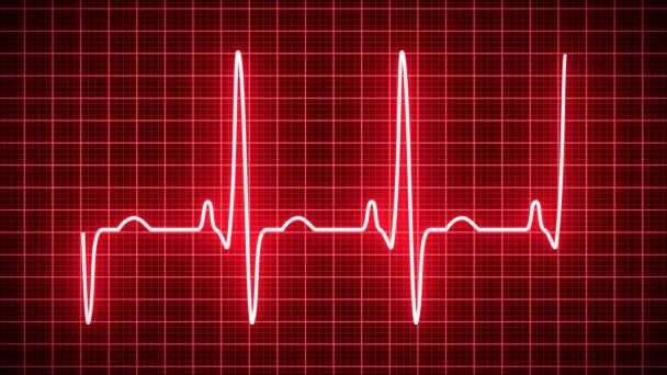Animation - Heart beat pulse in red - cardiology — Stock Video ©  marog-pixcells #156560050
