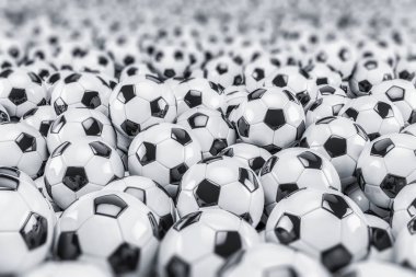 3D render - futbol topu